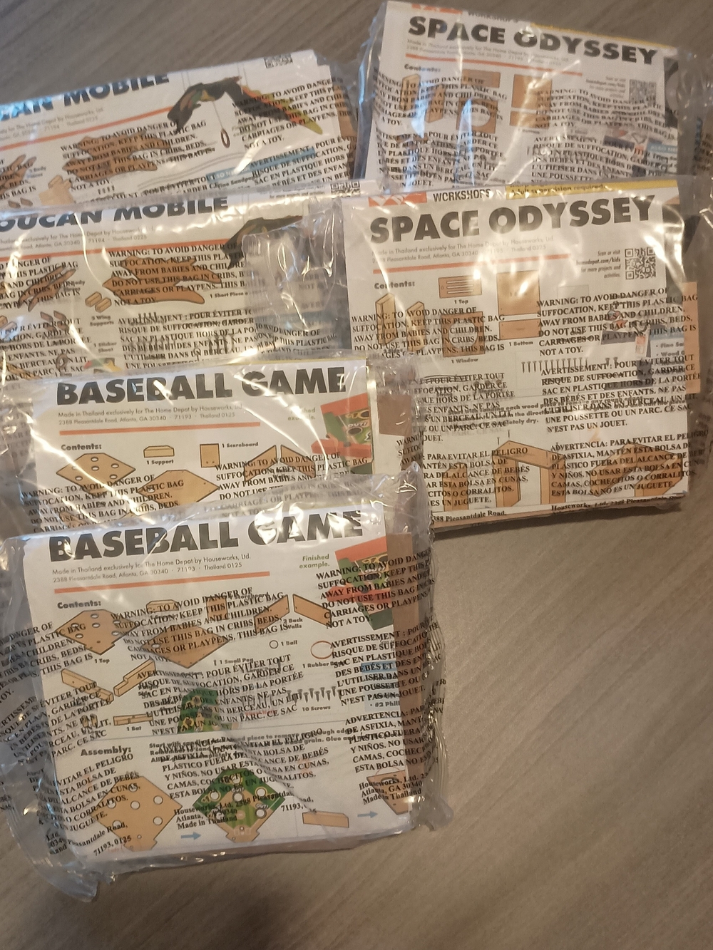 6 Home Depot Kids Workshops Kits